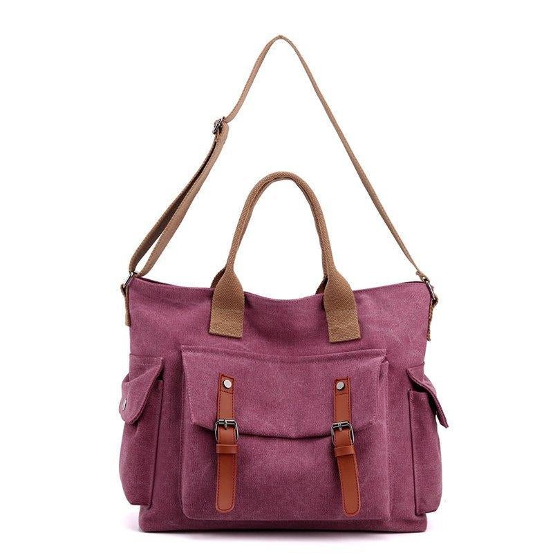 Women’s Canvas Shopper Bag – Adelyn
