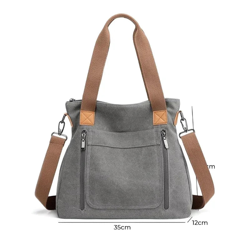 Women’s Canvas Shopper Bag – Ayanna