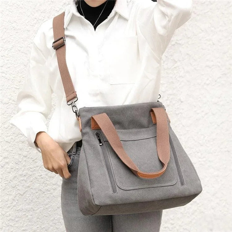 Women’s Canvas Shopper Bag – Ayanna