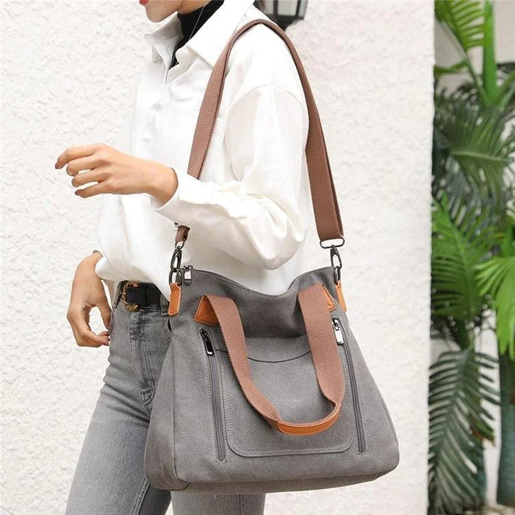 Women’s Canvas Shopper Bag – Ayanna
