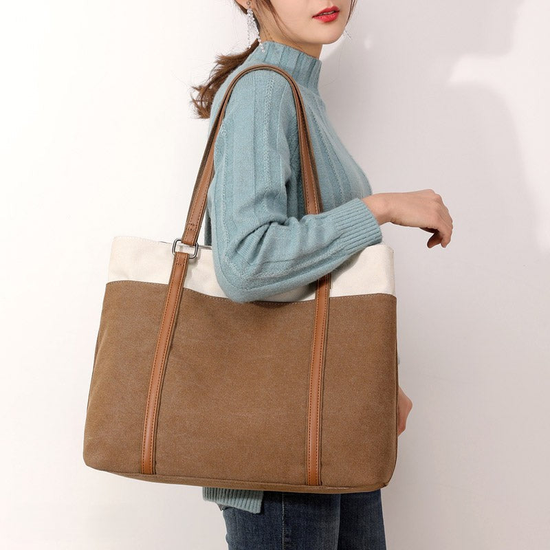Women’s Canvas Shopper Bag – Chloe