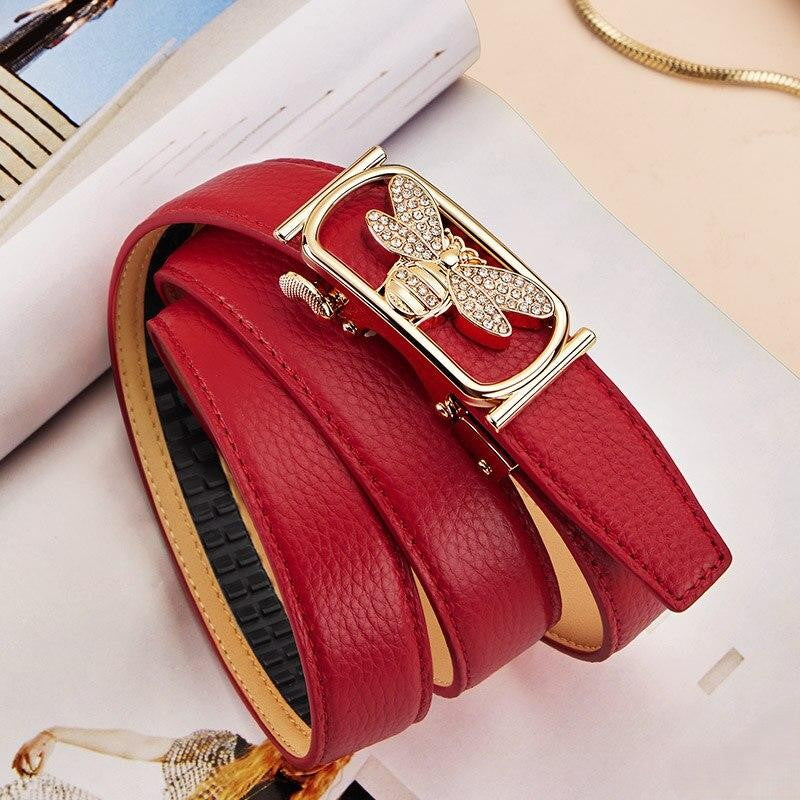 Women’s Genuine Leather Belt William Polo – Bee