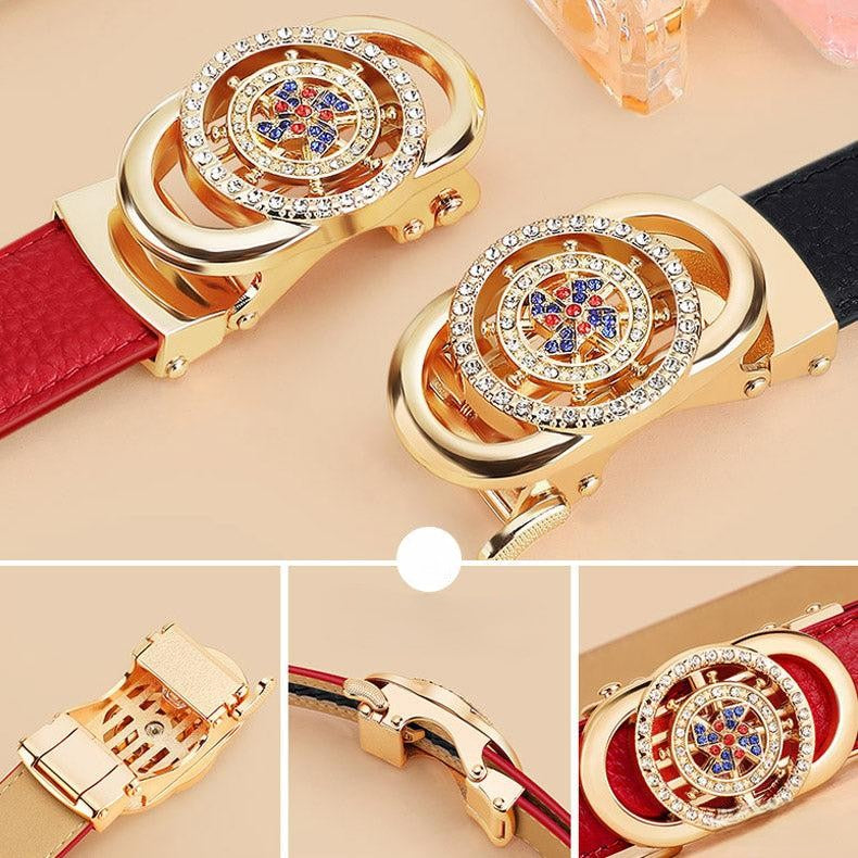 Women’s Genuine Leather Belt William Polo – Elegant