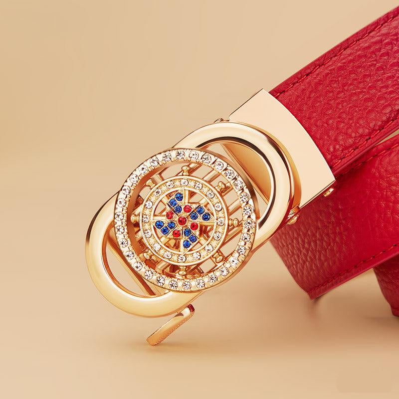 Women’s Genuine Leather Belt William Polo – Elegant