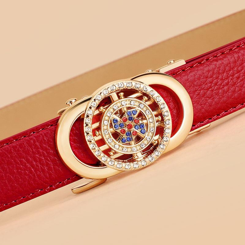 Women’s Genuine Leather Belt William Polo – Elegant