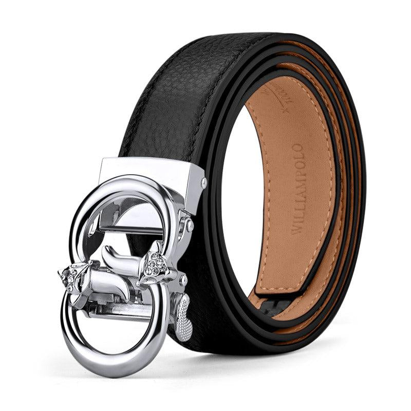 Women’s Genuine Leather Belt William Polo – Fox