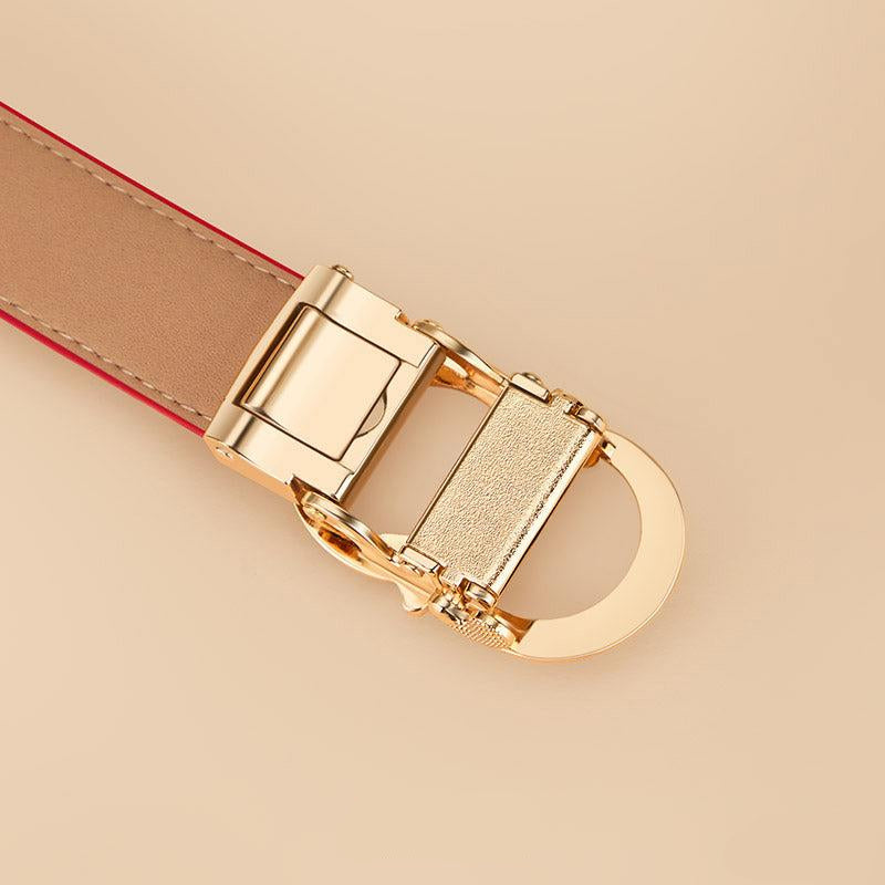Women’s Genuine Leather Belt William Polo – Fox