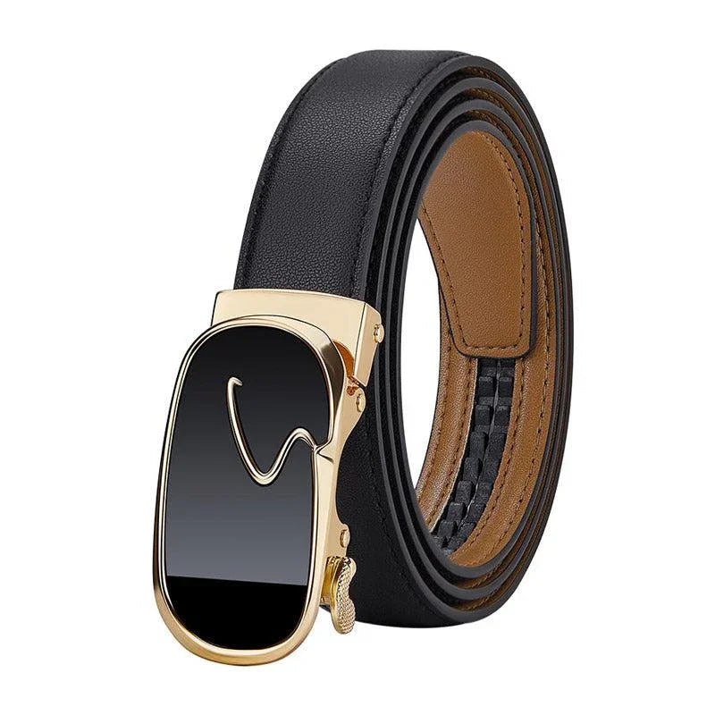 Women’s Genuine Leather Belt William Polo – Scarlet