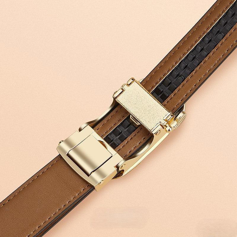 Women’s Genuine Leather Belt William Polo – Scarlet