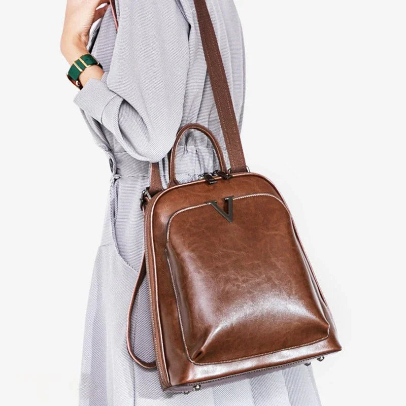 Women’s Leather Backpack – Viena