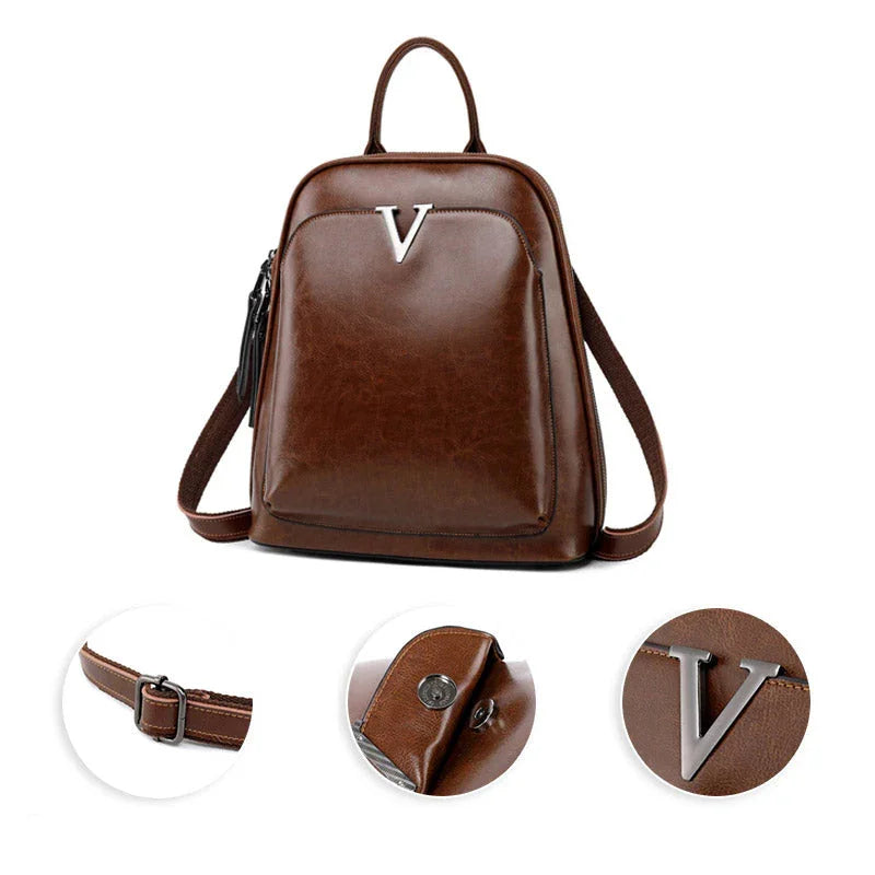 Women’s Leather Backpack – Viena