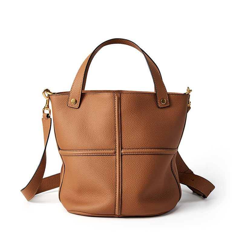 Women’s Leather Crossbody Bag – Amber