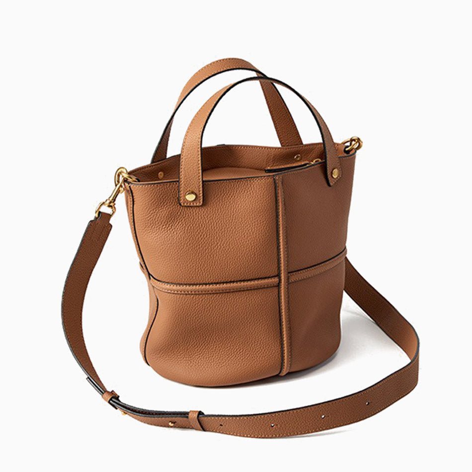 Women’s Leather Crossbody Bag – Amber
