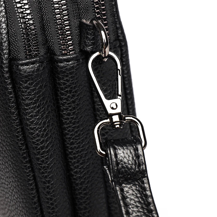 Women's Leather Crossbody Bag – Yasmin Bavency