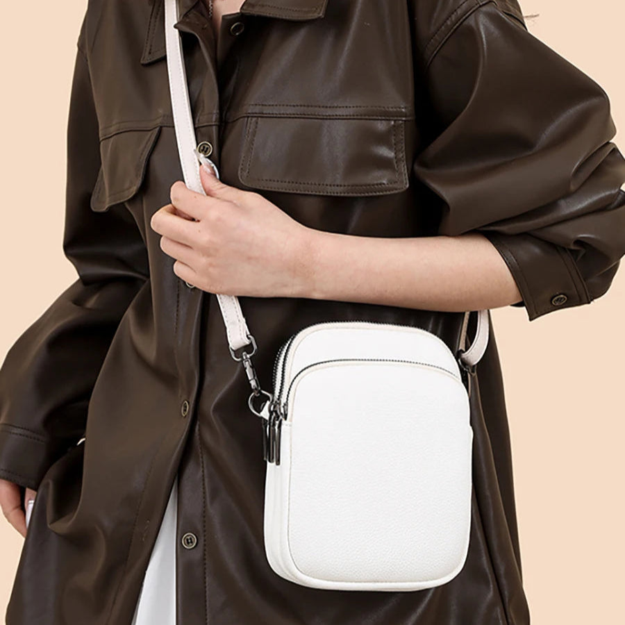 Women's Leather Crossbody Bag – Yasmin Bavency