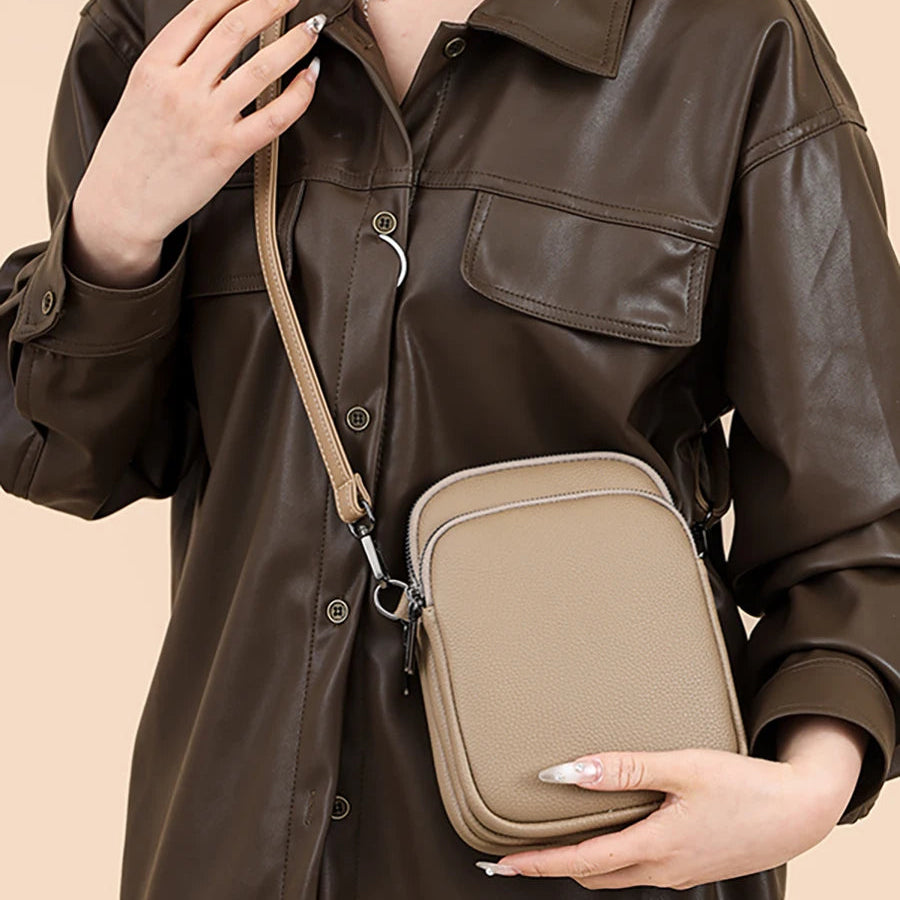 Women's Leather Crossbody Bag – Yasmin Bavency