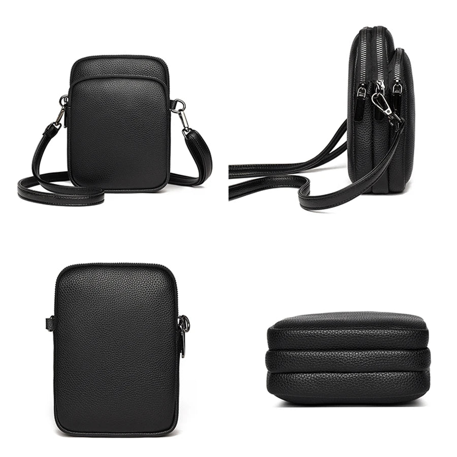 Women's Leather Crossbody Bag – Yasmin Bavency