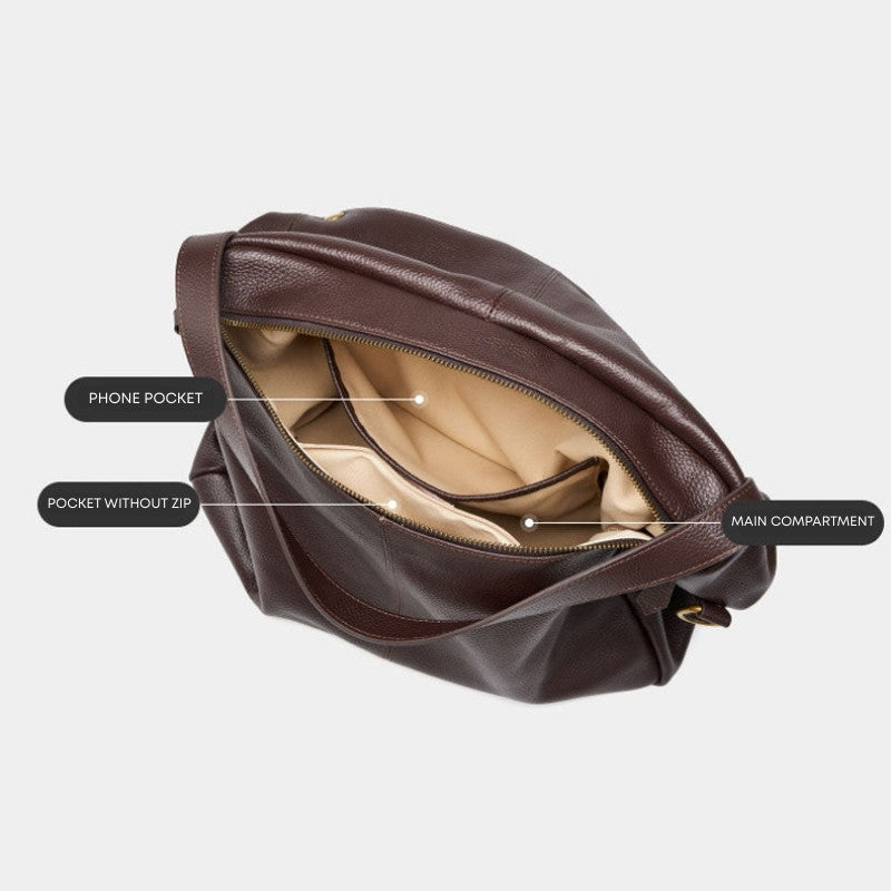 Women’s Leather Shoulder Bag – Anastasia