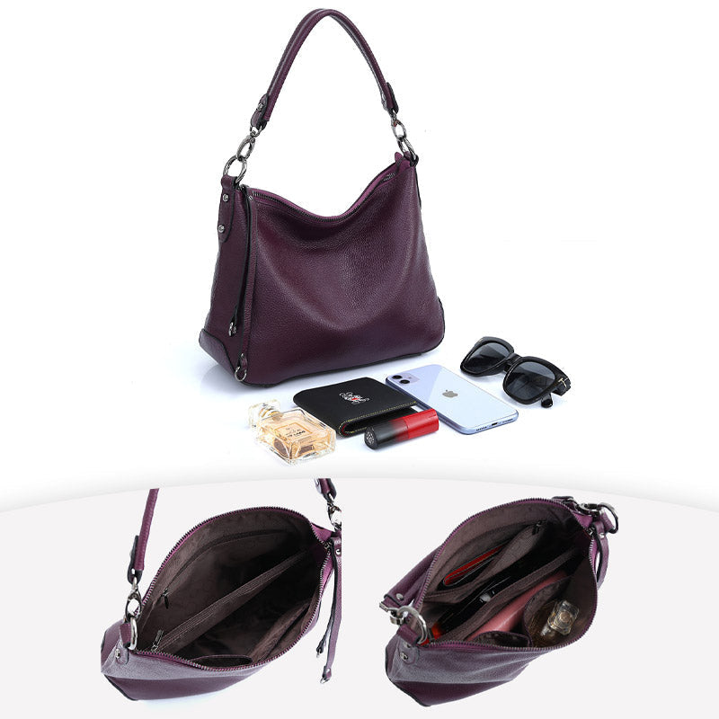 Women’s Leather Shoulder Bag – Francesca