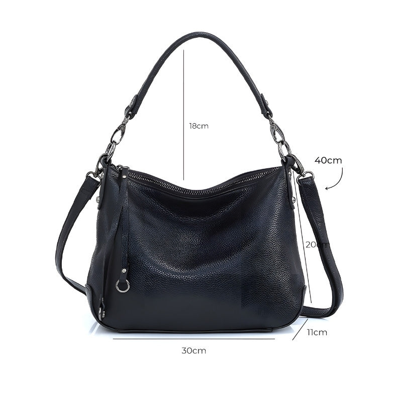Women’s Leather Shoulder Bag – Francesca