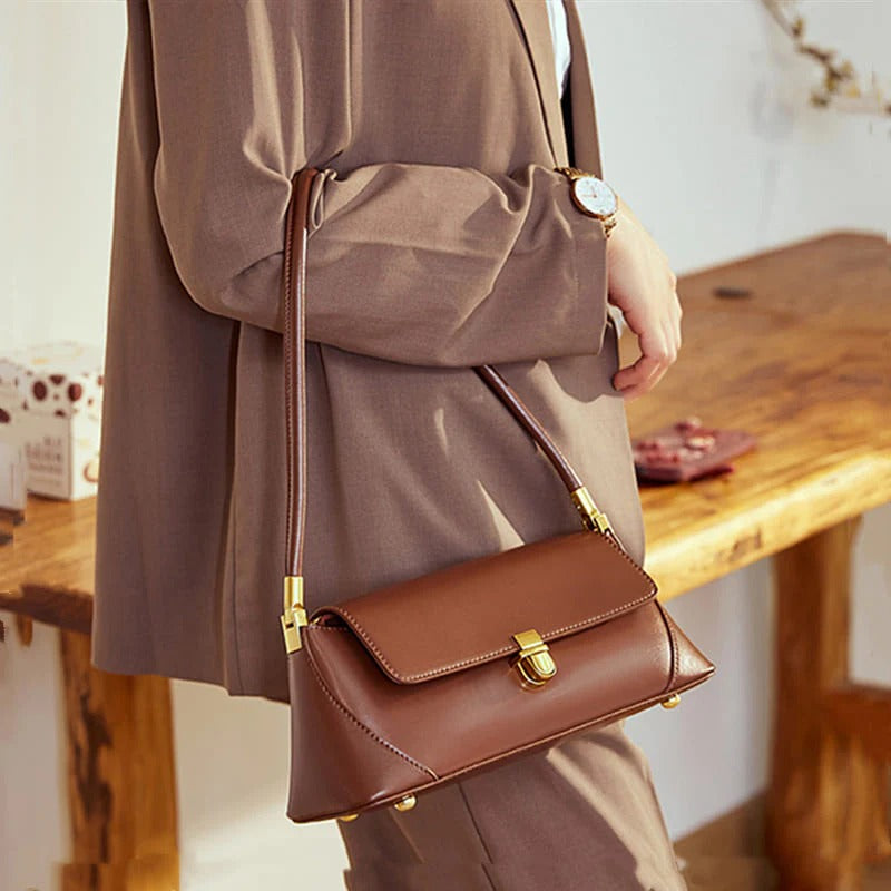 Women’s Leather Shoulder Bag – Isa