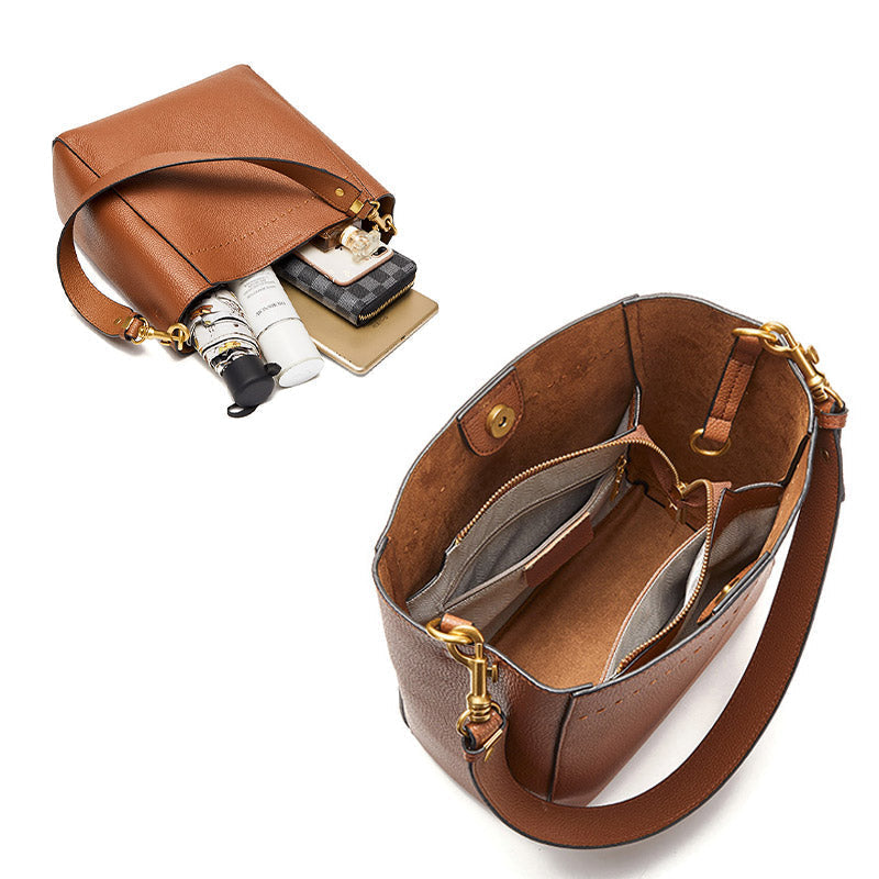 Women’s Leather Shoulder Bag – Odelia