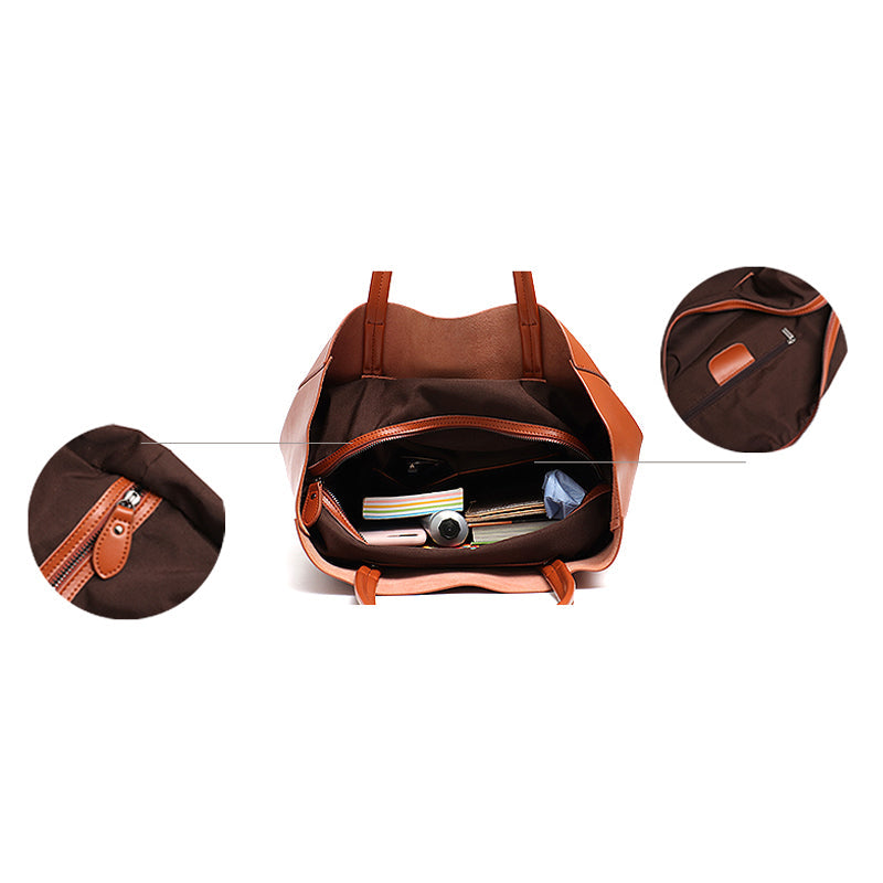 Women’s Leather Tote Bag – Julie