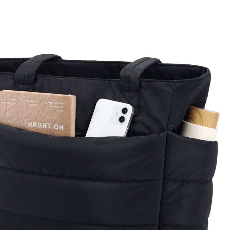 Women’s Nylon Tote Bag – Puffer Aura