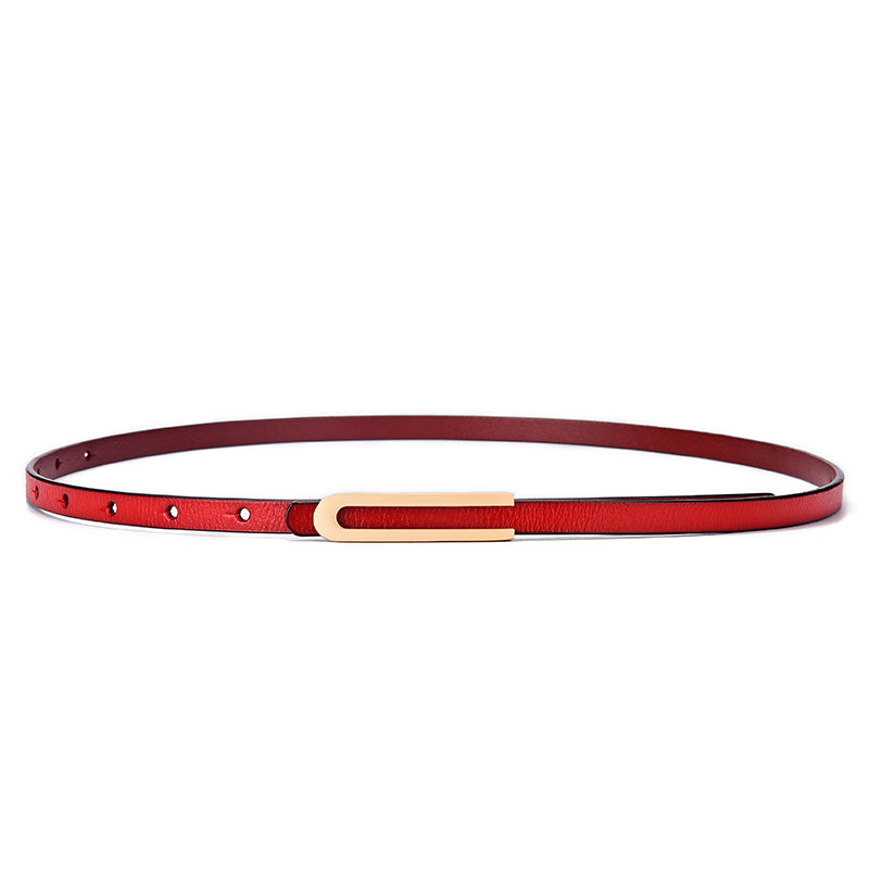 Women’s Slim Belt – Scarlet