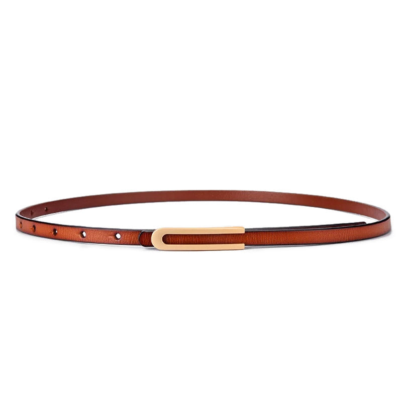Women’s Slim Belt – Scarlet