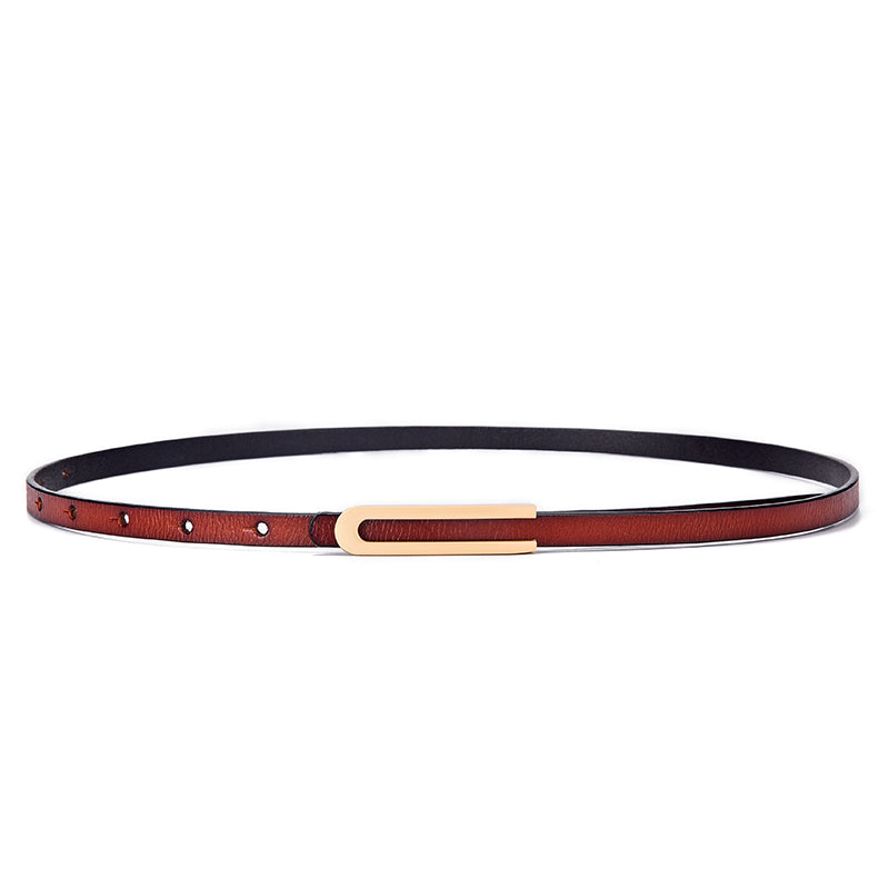 Women’s Slim Belt – Scarlet