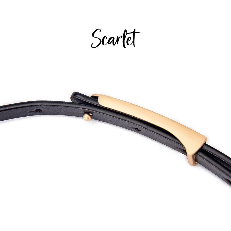 Women’s Slim Belt – Scarlet