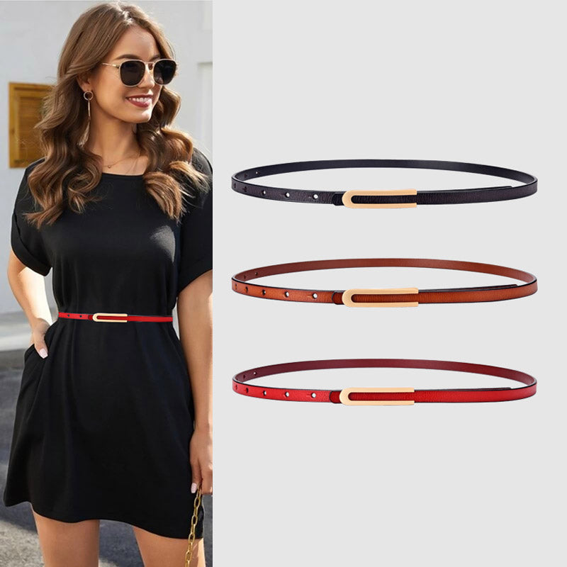 Women’s Slim Belt – Scarlet