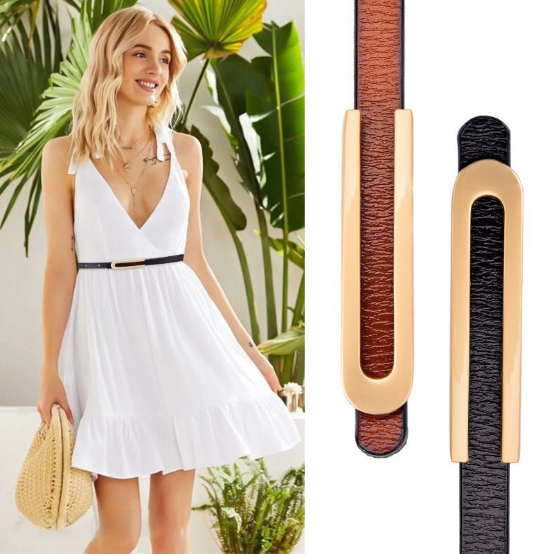 Women’s Slim Belt – Scarlet