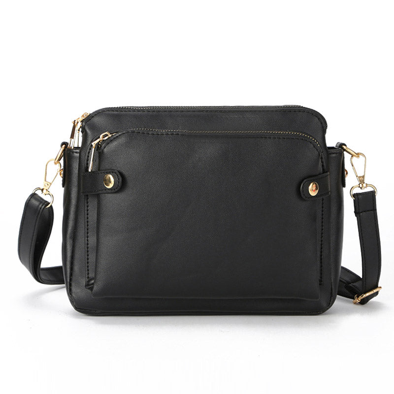 Women’s Vegan Leather Crossbody Bag – Yella