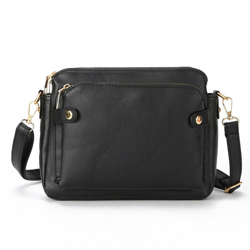 Women’s Vegan Leather Crossbody Bag – Yella