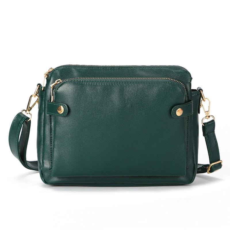 Women’s Vegan Leather Crossbody Bag – Yella