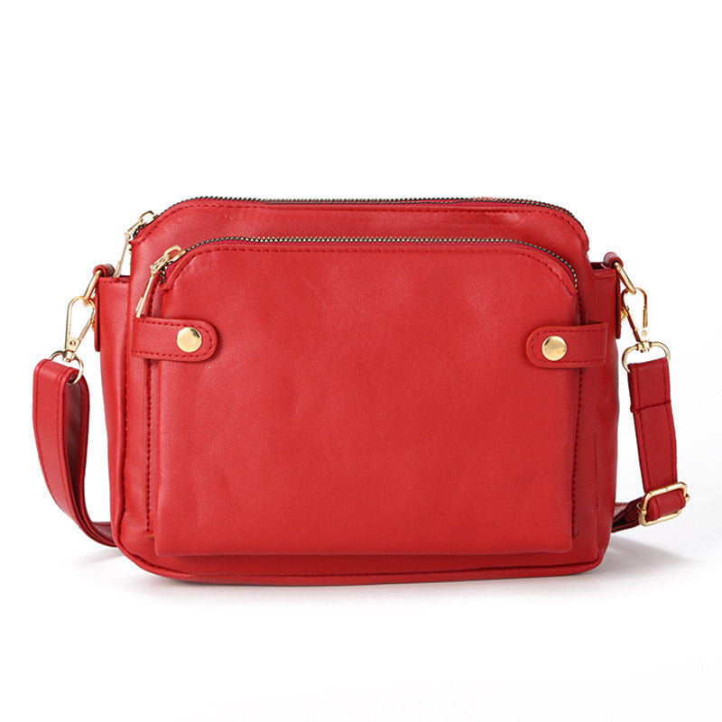 Women’s Vegan Leather Crossbody Bag – Yella