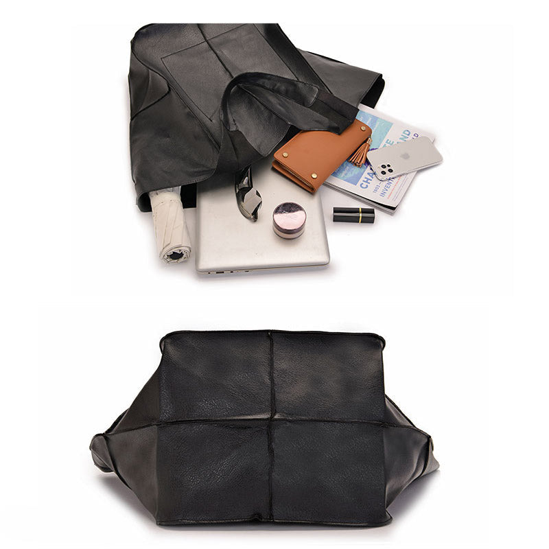 Women’s Vegan Leather Shopper Bag – Lesha
