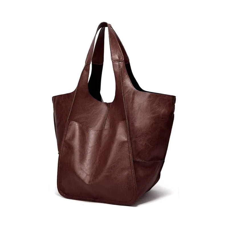 Women’s Vegan Leather Shopper Bag – Lesha