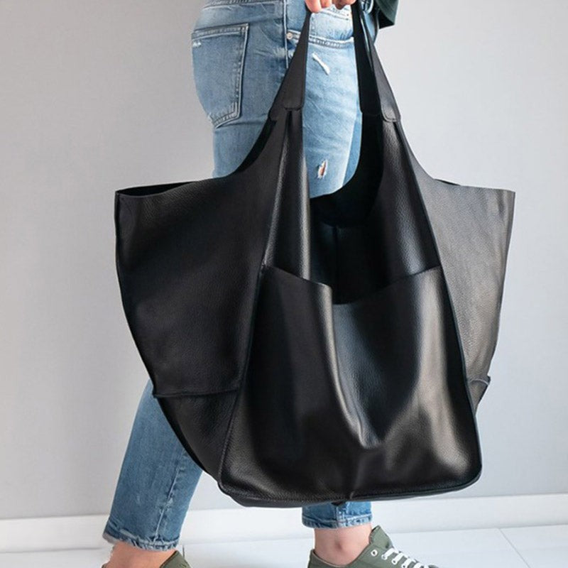 Women’s Vegan Leather Shopper Bag – Lesha