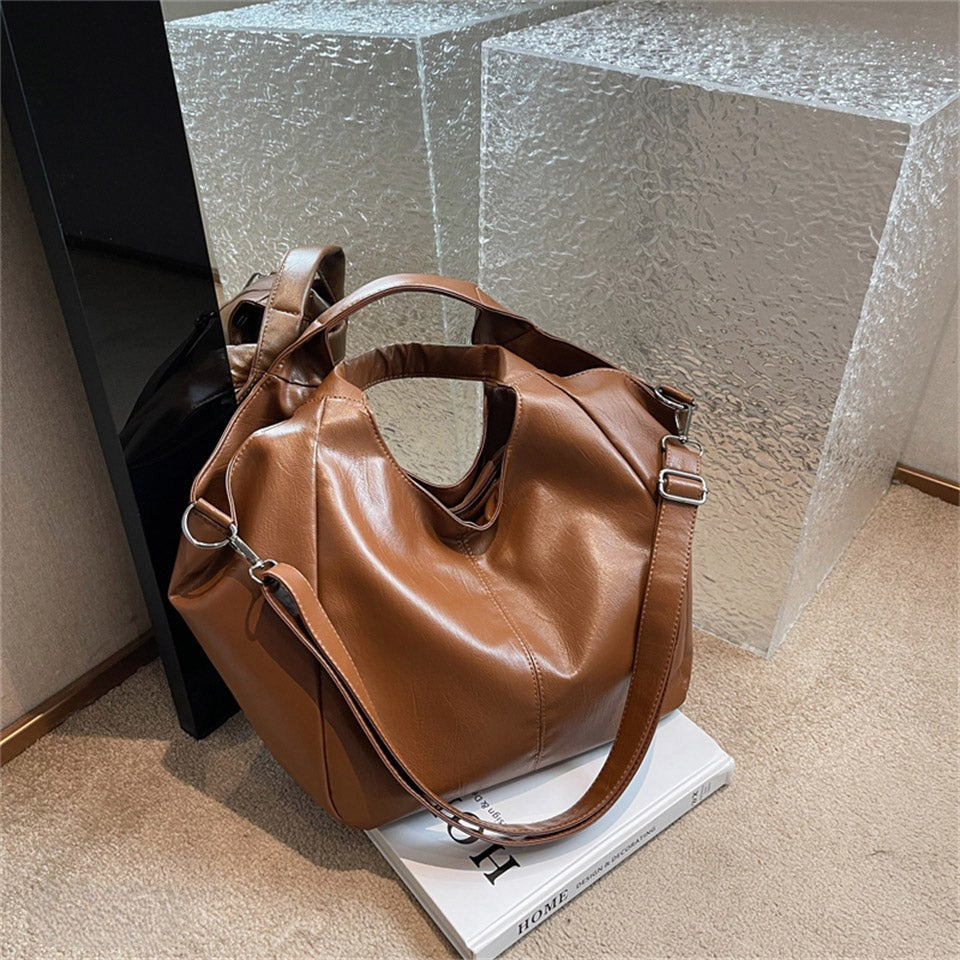 Women’s Vegan Leather Shoulder Bag – Luna