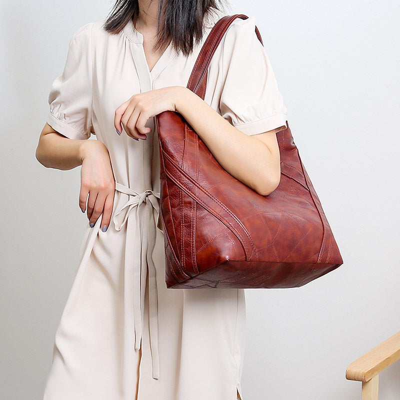 Women’s Vegan Leather Tote Bag – Eliza