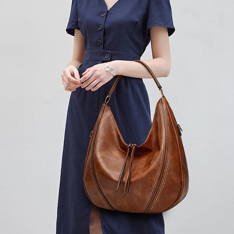 Women’s Vegan Leather Shoulder Bag – Daphine