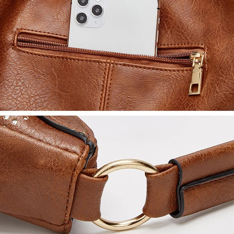 Women’s Vegan Leather Shoulder Bag – Daphine